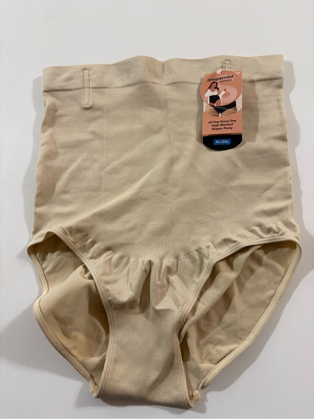 Shapermint High Waisted Shaper Panty in Beige